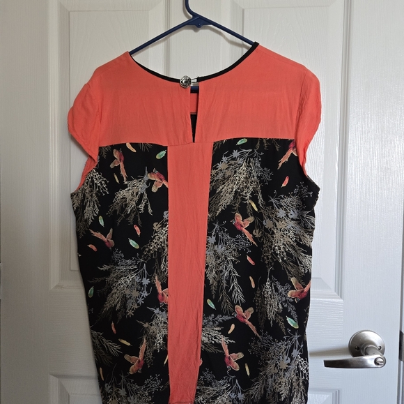 Dressy casual shirt with bird pattern - Picture 2 of 4